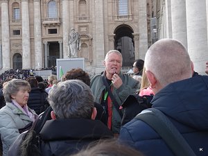 Pater Pio Gebetsgruppen beim Papst in Rom