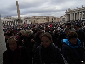 Pater Pio Gebetsgruppen beim Papst in Rom