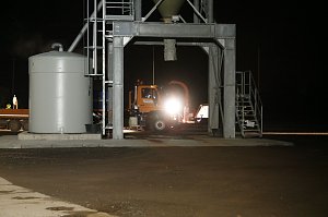 Erdfall auf dem Katastrophenschutzgel&auml;nde