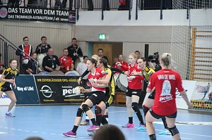 Der Th&uuml;ringer Handballclub gegen Rostov-Don in der Wiedigsburghalle Nordhausen