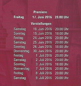 Ensemble zum Probenstart in Sondershausen