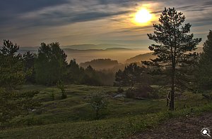 Wanderung im Morgengrauen