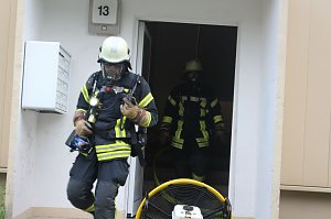 Brand im Treppenhaus
