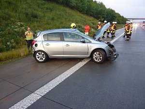 Unfall auf der Autobahn