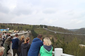 Titan RT - die l&auml;ngste Fu&szlig;g&auml;ngerh&auml;ngebr&uuml;cke der Welt wurde heute im Harz er&ouml;ffnet