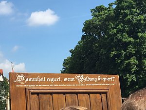 50 Demonstranten kamen aus dem Landkreis Nordhausen