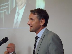 AfD-Wahlkampf in Leinefelde