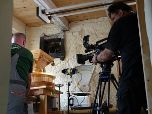 MDR-Dreh in B&uuml;schlebs M&uuml;hle