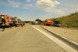 Ein Toter bei Unfall auf der A 38