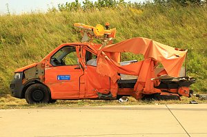 Ein Toter bei Unfall auf der A 38