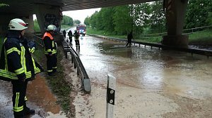 Feuerwehrseinsatz nach Starkregen