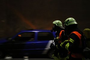 Gro&szlig;&uuml;bung im H&ouml;llbergtunnel