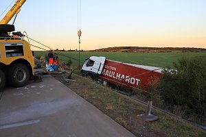 Bergung auf der Autobahn