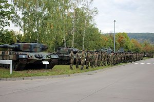 Panzerkompanie in Bad Frankenhausen verabschiedet 