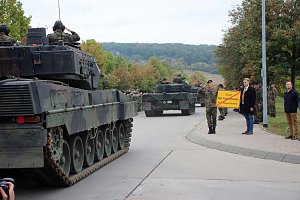 Panzerkompanie in Bad Frankenhausen verabschiedet 