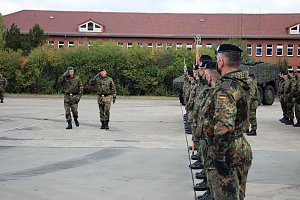Kommandeurswechsel beim Panzerbataillon 393 "Th&uuml;ringer L&ouml;we" in der Kyffh&auml;user Kaserne Bad Frankenhausen statt....