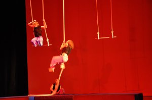 Salto Mortale im Theater