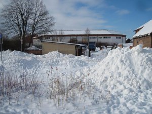 Schneechaos in Leinefelde