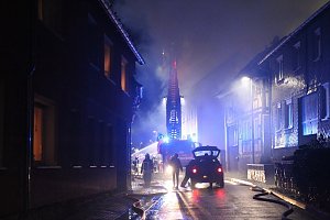 Gro&szlig;einsatz f&uuml;r die Feuerwehr in Kirchworbis