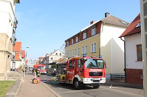 Brand in der Schillerstra&szlig;e