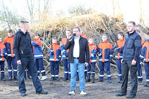 Osterfeuer in Heiligenstadt