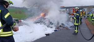 M&uuml;lbrand heute Vormittag