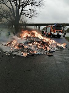 M&uuml;lbrand heute Vormittag