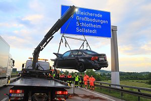 Unfall nach Verfolgungsjagd