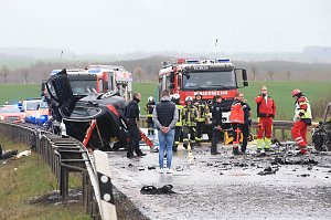 Unfall bei Bad Langensalza
