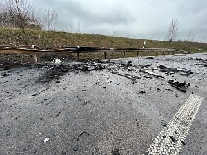 Tagbilder der Unfallstelle