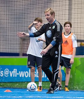 Bild: Roy Pr&auml;ger beim Training in Leinefelde