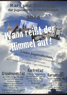 Plakat Karwoche/Ostern (Foto: Markus K&ouml;nen)