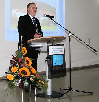Prof. Beckmann beim 17. Kolloquium (Foto: Sebastian Kaufhold)