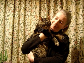 Cherith Baldry mit "Brambleclaw" (Foto: Beltz und Gelberg)