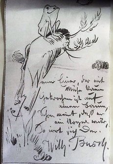 Brief von Wilhelm Busch (Foto: Kopie Urania)