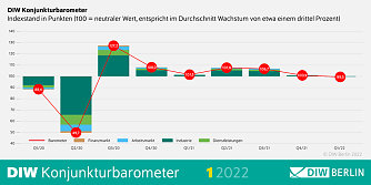 DIW-Konjunkturbarometer Foto: DIW-Berlin