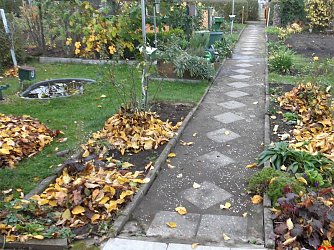 Auch im Herbst gibt es viel zu tun... Foto: W. Schumann