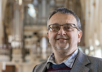 Matthias Drei&szlig;g, Organist der Predigerkirche Erfurt (Foto: Vox Organi)