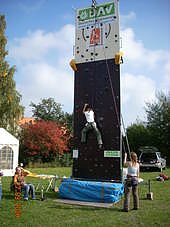 Bild: Kletterwand