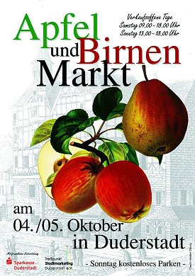 Bild: Birnen und Apfel-Markt