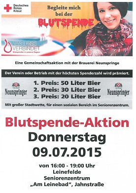Bild: Blutspendeaktion