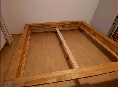 Foto vom Bett in einer Nummer gr&ouml;&szlig;er (Foto: )