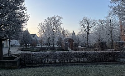 Es bleibt winterlich kalt Foto: oas