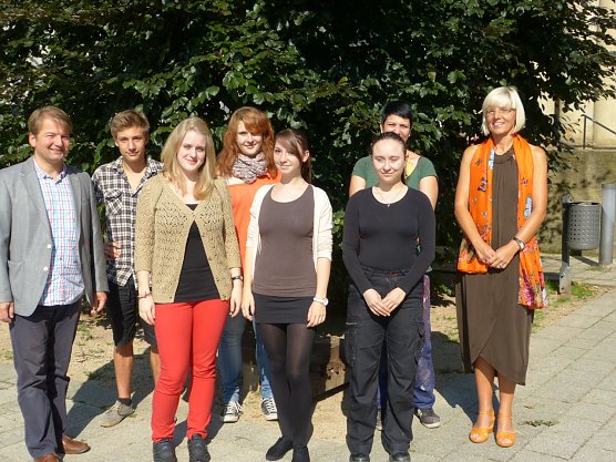 Die Neuen begr&uuml;&szlig;t (Foto: B. Susemihl)