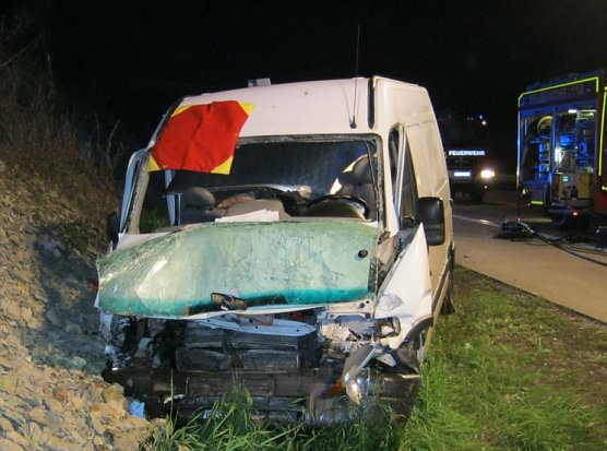 In die Böschung gekracht (Foto: API) In die Böschung gekracht (Foto: API)