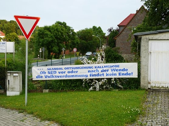 Protestplakat (Foto: Ilka K&uuml;hn)