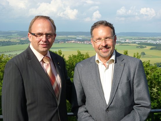 Bernd Uwe Althaus und J&uuml;rgen Bachmann (Foto: M. Erben)