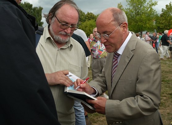 Gregor Gysi in Leinefelde (Foto: Ilka Kühn) Gregor Gysi in Leinefelde (Foto: Ilka Kühn)