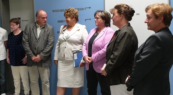 G&auml;ste bei der Lebenshilfe (Foto: Ilka K&uuml;hn)