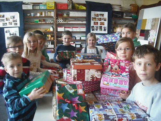 Weihnachten im Schuhkarton (Foto: Montessori)